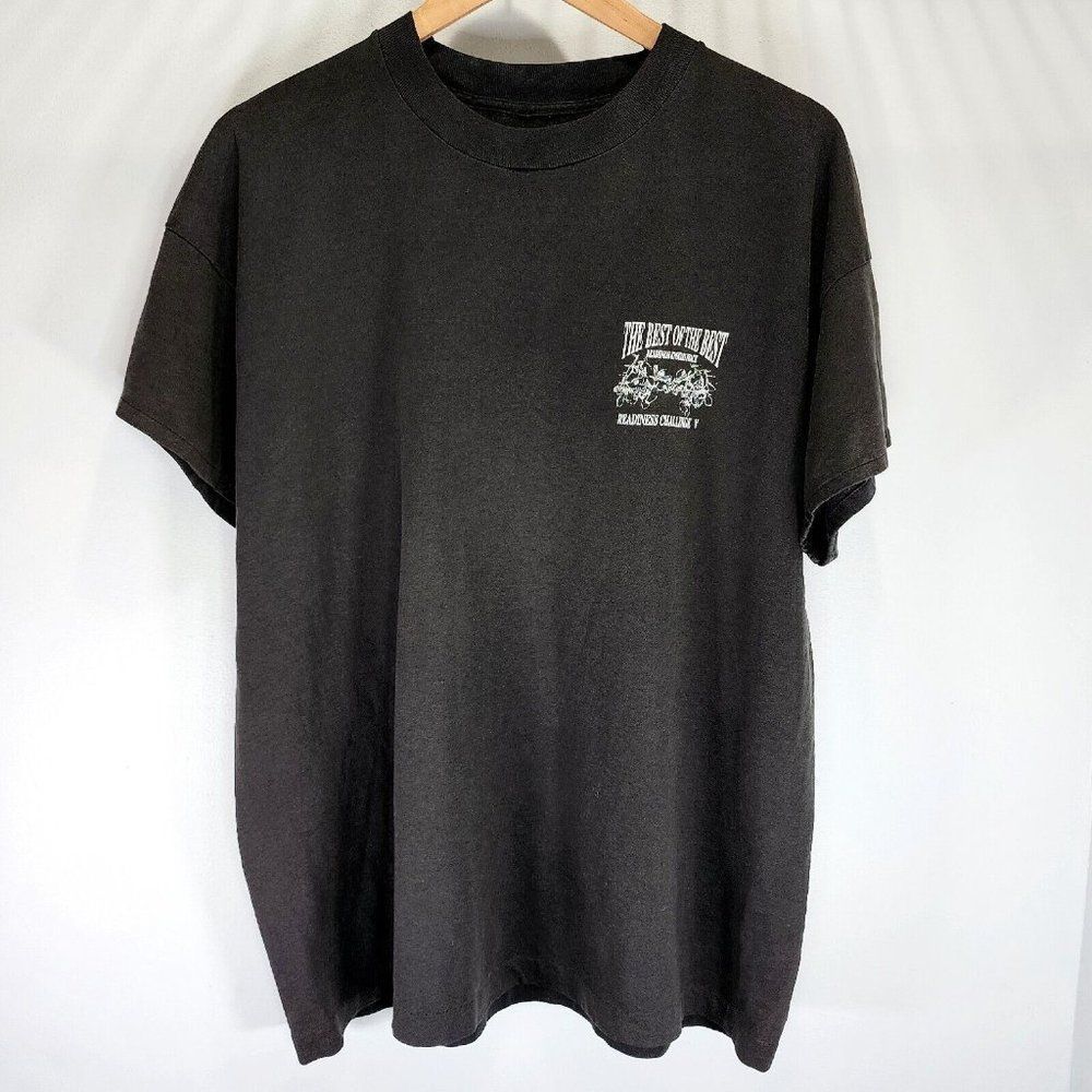 Readiness Challenge Best Of The Best Vintage Single Stitch USA Shirt Blk Size XL
